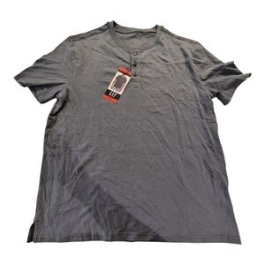 GAP Charcoal Short Sleeve Henley